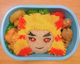 キャラ弁★鬼滅の刃☆煉獄杏寿郎作り方3写真