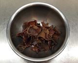 きくらげの酢の物作り方2写真