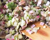 一皿で満足！春キャベツチャーハン作り方1写真