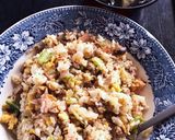 一皿で満足！春キャベツチャーハン作り方6写真