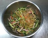 くずきりの中華風酢の物作り方4写真