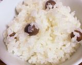 むかごの炊き込みご飯作り方4写真
