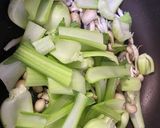 エビと青梗菜のシンプル塩炒め作り方3写真