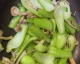 エビと青梗菜のシンプル塩炒め作り方4写真