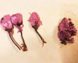 簡単♪昔ながらの蒸しパン（桜の塩漬け）作り方2写真