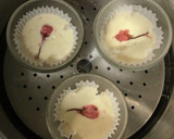 簡単♪昔ながらの蒸しパン（桜の塩漬け）作り方6写真