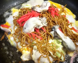 牡蠣とイカのお好み焼き(*≧∀≦*)作り方5写真