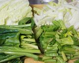 白菜とほうれん草のおひたし作り方1写真