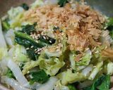 白菜とほうれん草のおひたし作り方3写真