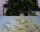 鮭とほうれん草のトマトクリームパスタ作り方2写真