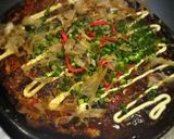 牡蠣とイカのお好み焼き(*≧∀≦*)作り方9写真