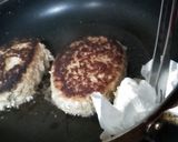和風だしで煮込むハンバーグ・割れないです作り方6写真
