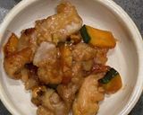 低フォド 夕飯の献立《もも肉くるみ和え》作り方6写真