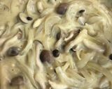しめじの豆乳クリームパスタ作り方4写真