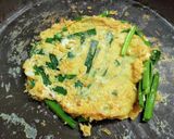 鳥ひき肉のあんかけニラ玉丼作り方3写真