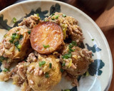 揚げジャガイモの南蛮煮（南蛮肉じゃが）作り方8写真