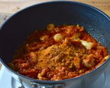 （納豆）キムチとほうれん草チキンカレー作り方3写真