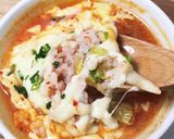 キムチーズ雑炊★キムチ雑炊簡単1人ランチ作り方17写真