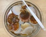 ❀帆立の稚貝のお味噌汁❀作り方1写真