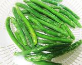 しいたけと冷凍いんげんの唐揚げ作り方1写真