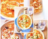 キムチーズ雑炊★キムチ雑炊簡単1人ランチ作り方20写真
