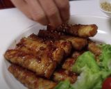 ボリューミーな節約おかず♪厚揚げの肉巻き作り方8写真