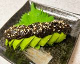 居酒屋で食べた♪アボカドの海苔の佃煮のせ作り方3写真