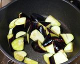 茄子とチンゲン菜の味噌炒め作り方5写真