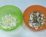 厚揚げのキノコ餡掛け作り方1写真
