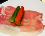 超簡単！豚肉の野菜ロール！！作り方2写真