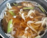 冷凍餃子で餃子うどん　٩(๑❛ᴗ❛๑)۶作り方4写真