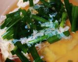 簡単お吸い物★ニラの卵とじ作り方4写真