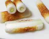 レンジで簡単!ねぎ詰め竹輪作り方2写真