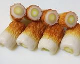 レンジで簡単!ねぎ詰め竹輪作り方3写真