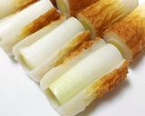 レンジで簡単!ねぎ詰め竹輪作り方4写真