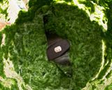 手ごねほうれん草パン☆作り方2写真