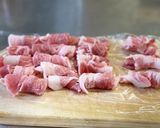 薄切り肉でクルクル豚のねぎま作り方4写真