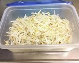 茹でもやしを白ご飯風に☆ダイエット定食作り方6写真