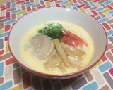 超簡単☆豚骨背脂！マヨしょう油らーめん♫作り方4写真
