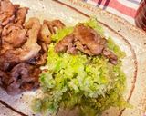 セロリ大量消費、豚肉のガーリック焼き作り方7写真