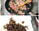 がっつり★牛肉のガーリックライス作り方2写真