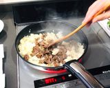 がっつり★牛肉のガーリックライス作り方4写真