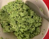ほうれん草とごまチーズおからもち作り方3写真