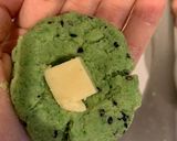 ほうれん草とごまチーズおからもち作り方4写真