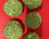 ほうれん草とごまチーズおからもち作り方5写真