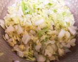 春色✿新玉&キャベツのコーンスープ作り方1写真