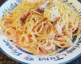 具はレンチン!特濃クリチめんたいパスタ♪作り方7写真