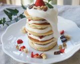 フライパンおやつ＊パンケーキタワー作り方11写真