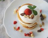 フライパンおやつ＊パンケーキタワー作り方12写真