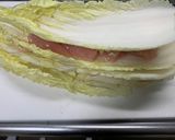 白菜とむね肉のしょうがミルフィーユ鍋作り方3写真